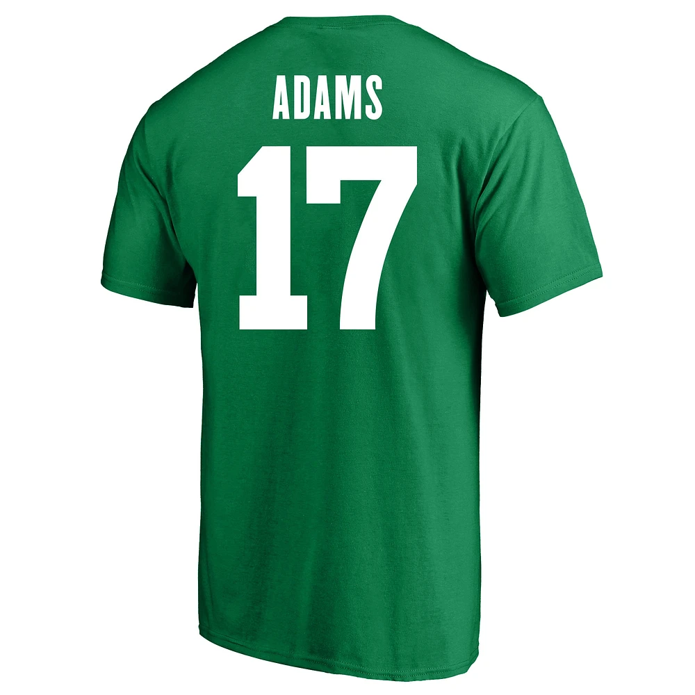 T-shirt Fanatics Davante Adams Green New York Jets Big & Tall pour hommes avec nom et numéro de joueur