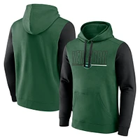 Men's Fanatics Green/Black New York Jets Outline Pullover Hoodie