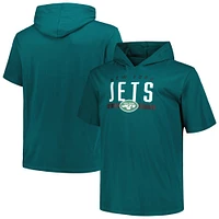 T-shirt à capuche fanatiques vert New York Jets Big & Tall pour hommes