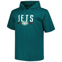 T-shirt à capuche fanatiques vert New York Jets Big & Tall pour hommes