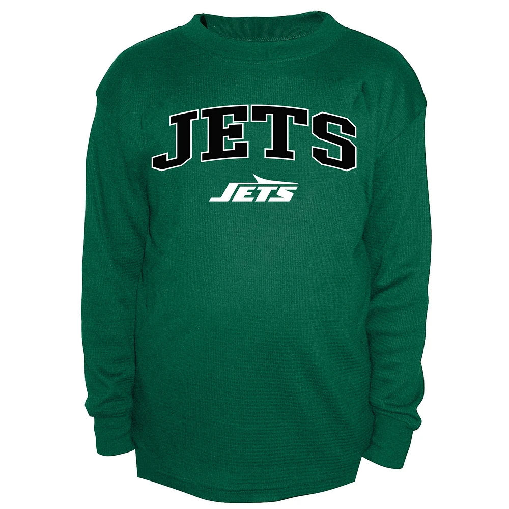 Men's Fanatics Green New York Jets Big & Tall Thermal Long Sleeve T-Shirt