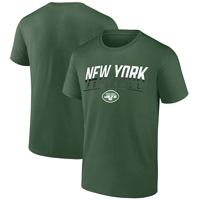 T-shirt Fanatics Green New York Jets Blocked pour homme