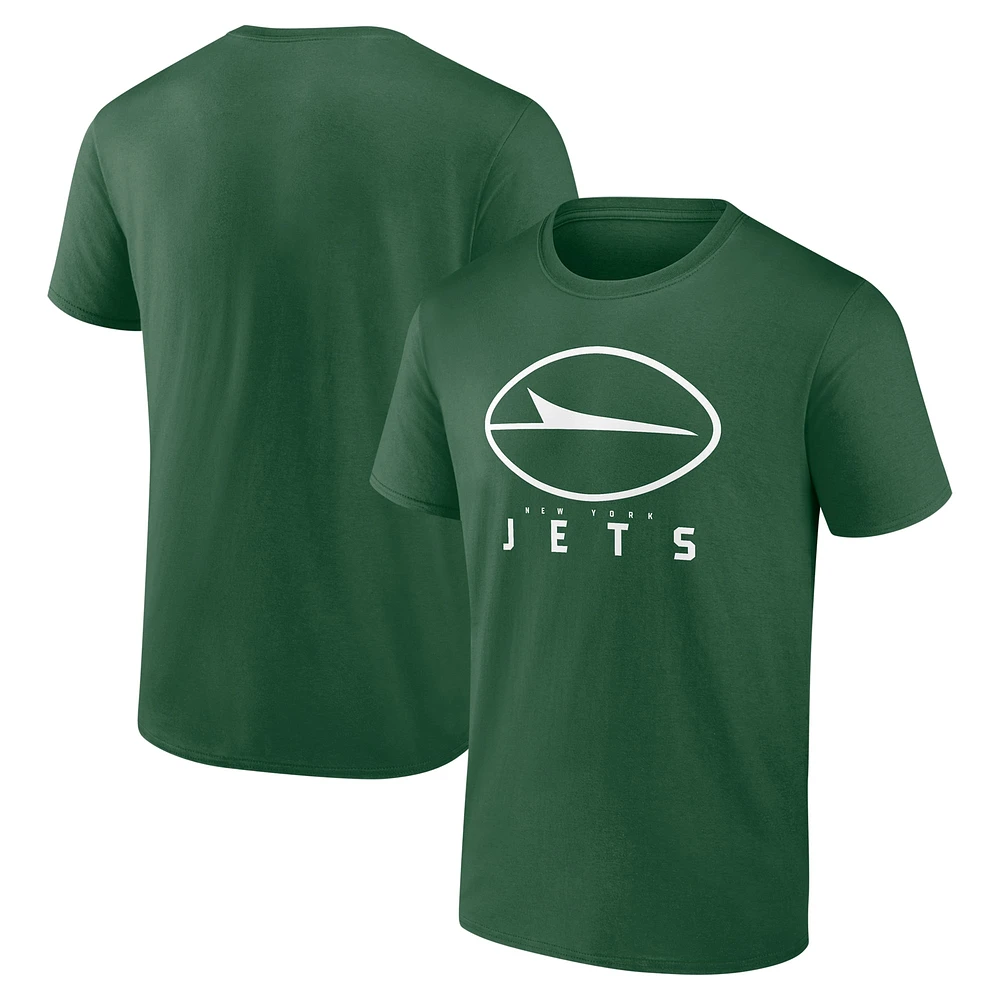 T-shirt coordonné vert fanatiques des New York Jets pour hommes