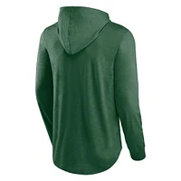 Men's Fanatics Green New York Jets Front Runner Long Sleeve Hooded T-Shirt