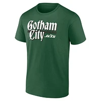 T-shirt vert Fanatics pour hommes des Jets de New York Hometown Offensive Drive