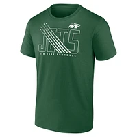 T-shirt Fanatics pour homme, vert, avec inscription « Hometown Rushing Yards » des New York Jets