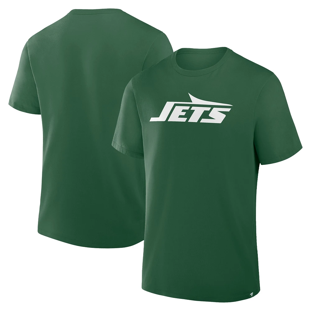 T-shirt en coton vert fanatiques pour hommes New York Jets Legacy