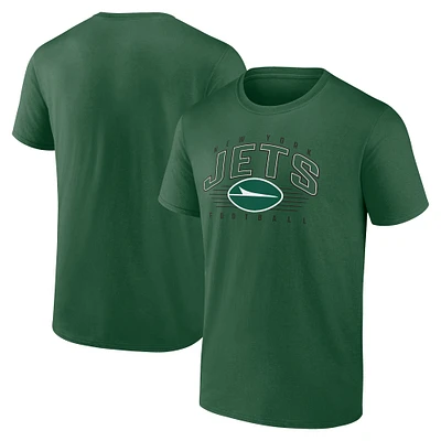 T-shirt vert New York Jets Line Clash Fanatics pour hommes