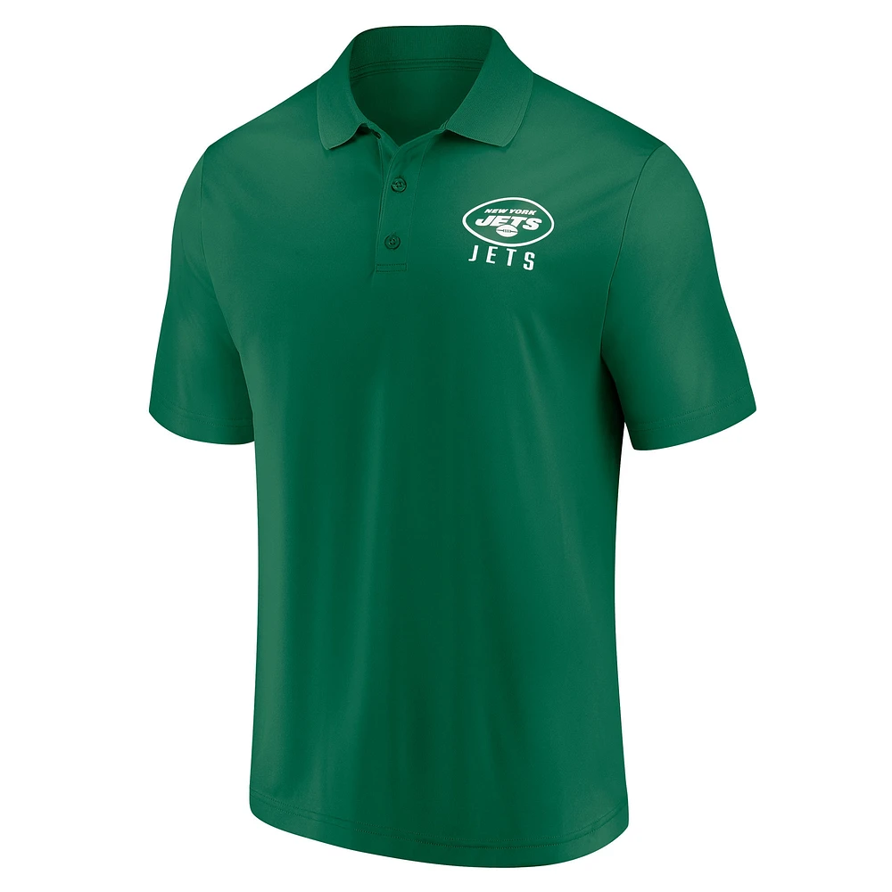Men's Fanatics  Green New York Jets Lockup Polo