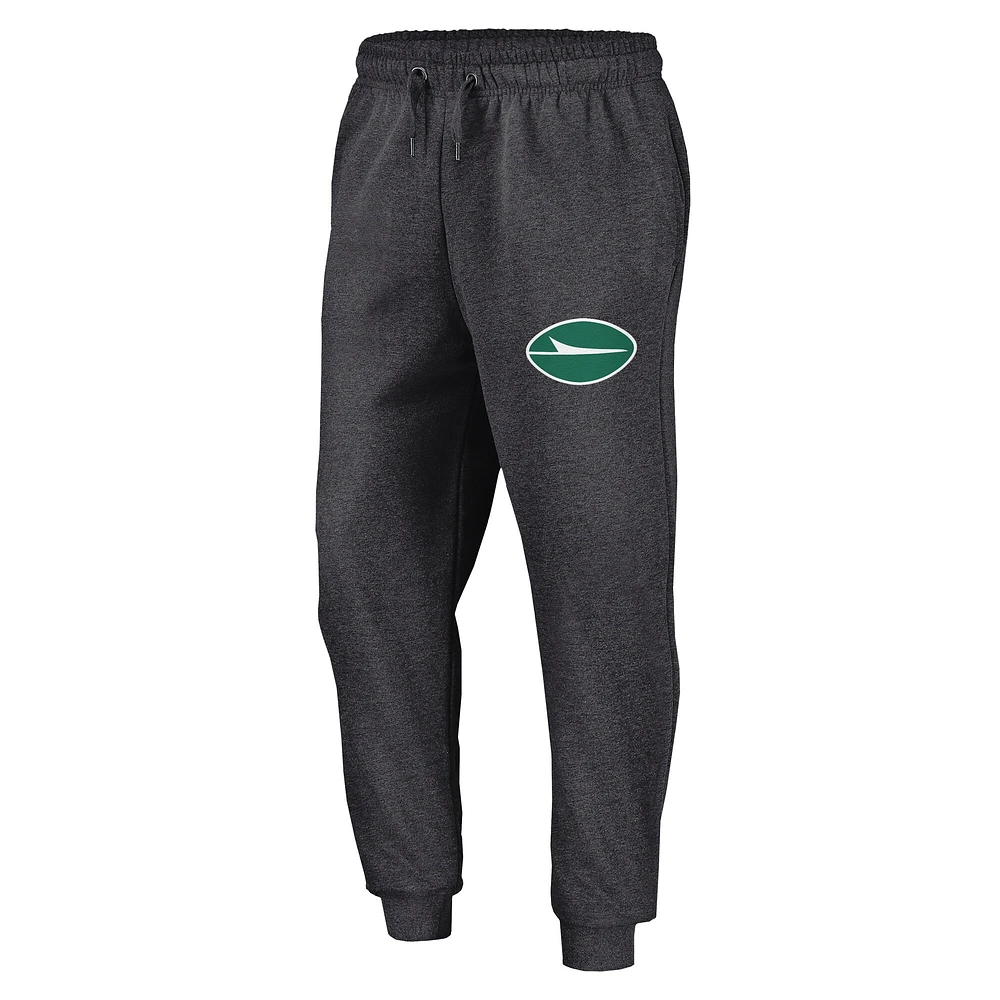 Men's Fanatics  Heather Charcoal New York Jets Boost Fleece Joggers