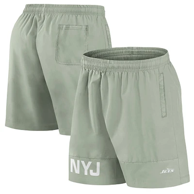 Men's Fanatics Light Green New York Jets Elements Shorts