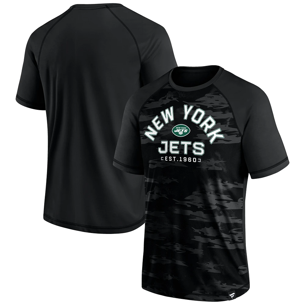 T-shirt raglan Hail Mary pour hommes des New York Jets de Fanatics