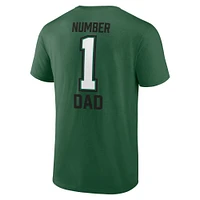 T-shirt vert n°1 pour papa des New York Jets Fanatics hommes