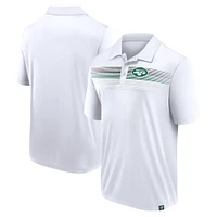 Polo sublimé blanc Big & Tall Fanatics pour hommes des Jets de New York