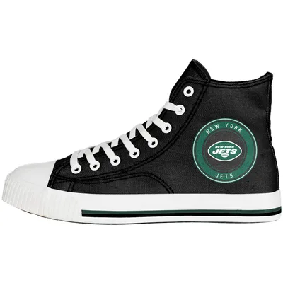 New York Jets FOCO High Top Canvas Sneakers