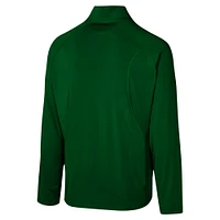 Men's Green New York Jets Grind Iron Quarter-Zip Top