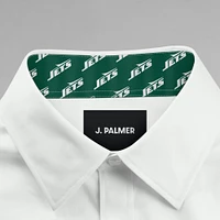 Men's J. Palmer White New York Jets Man-In-Motion Long Sleeve Button-Up Dress Shirt