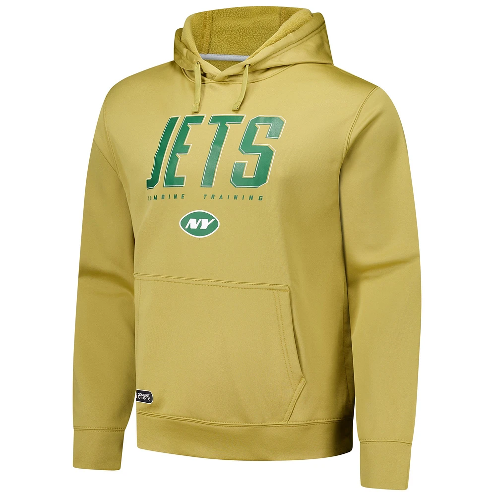 Sweat à capuche kaki pour homme New York Jets Top Ranked