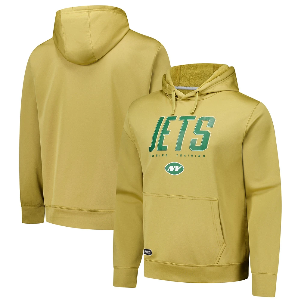 Sweat à capuche kaki pour homme New York Jets Top Ranked