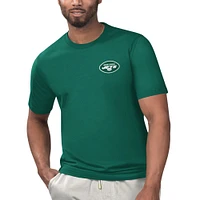 T-shirt Margaritaville Green New York Jets pour hommes sous licence se détendre