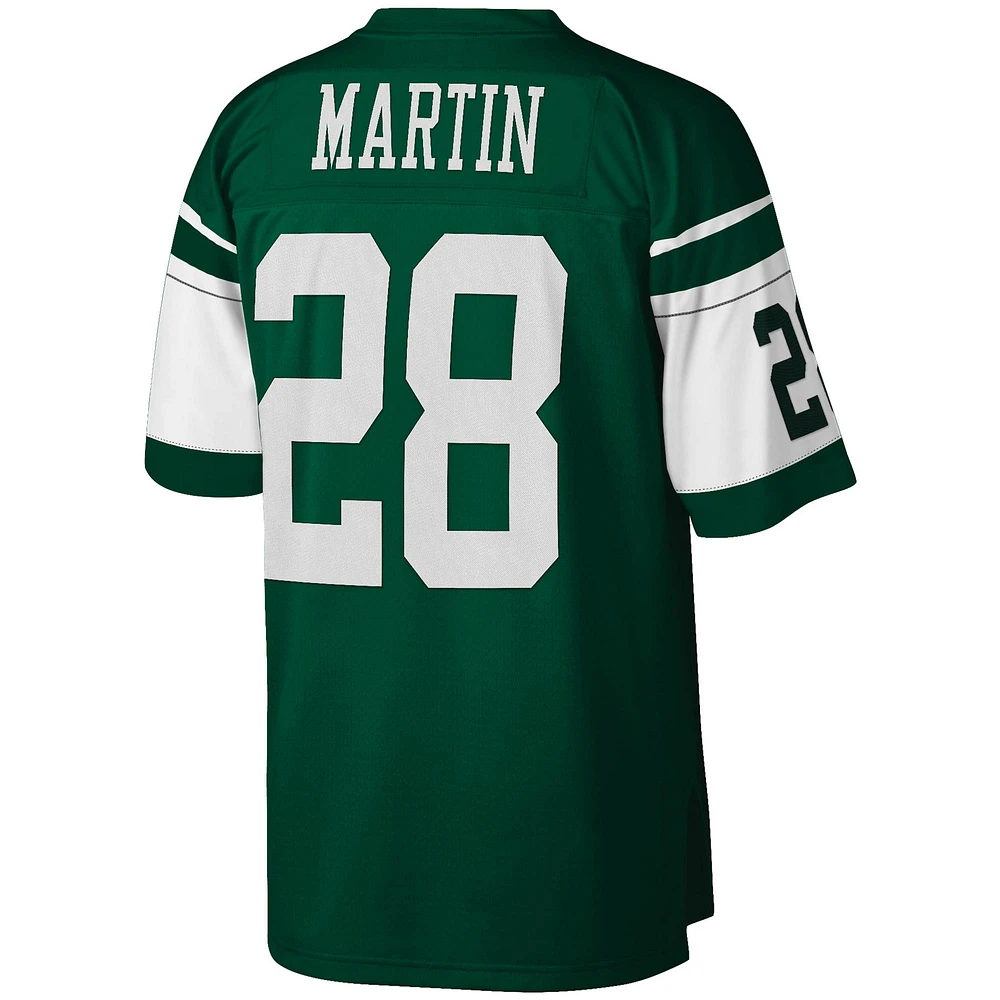 Maillot réplique Mitchell & Ness Curtis Martin vert New York Jets Legacy pour hommes