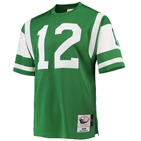 Maillot de joueur retraité authentique Mitchell & Ness Joe Namath Green New York Jets 1968 pour hommes