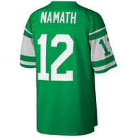 Men's Mitchell & Ness Joe Namath Green New York Jets Big Tall 1968 Retired Player Replica Jersey