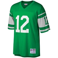 Maillot réplique Mitchell & Ness Joe Namath Kelly vert New York Jets Legacy pour hommes