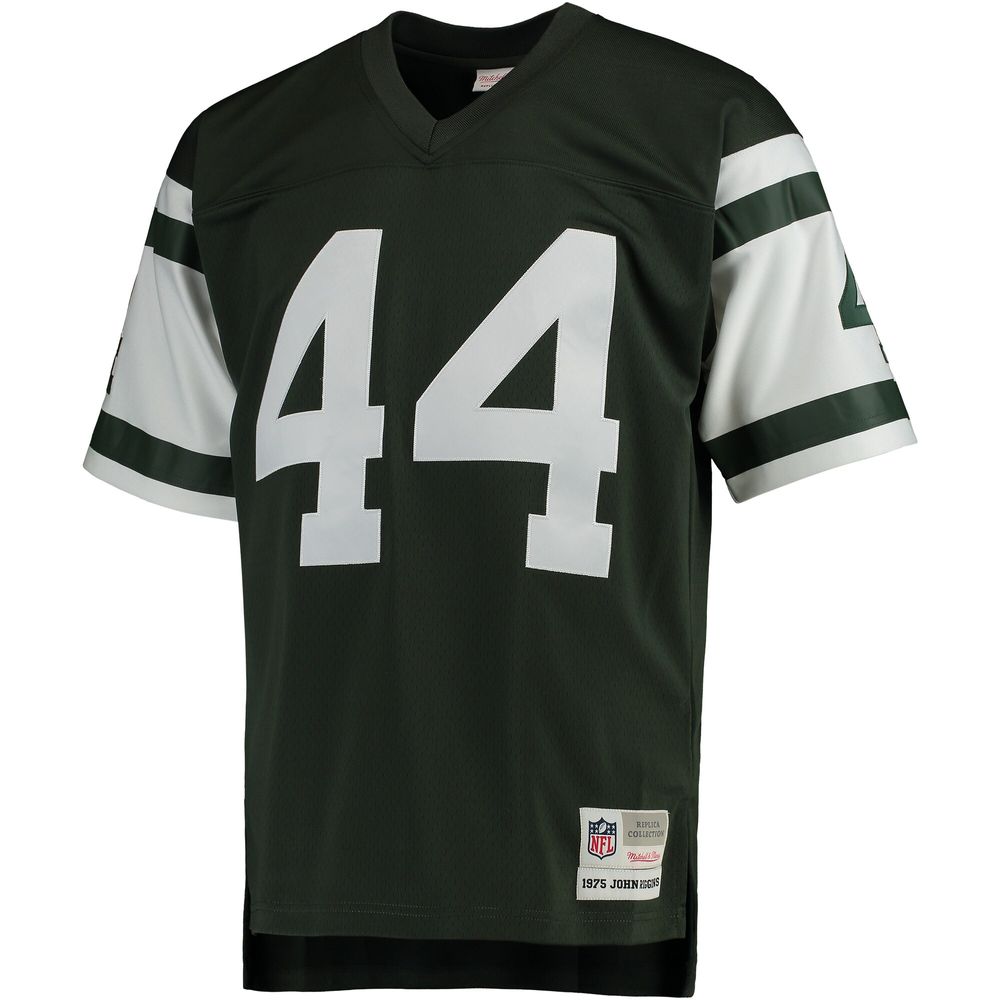 Men's Mitchell & Ness John Riggins Green New York Jets Retired Player Legacy Replica Jersey