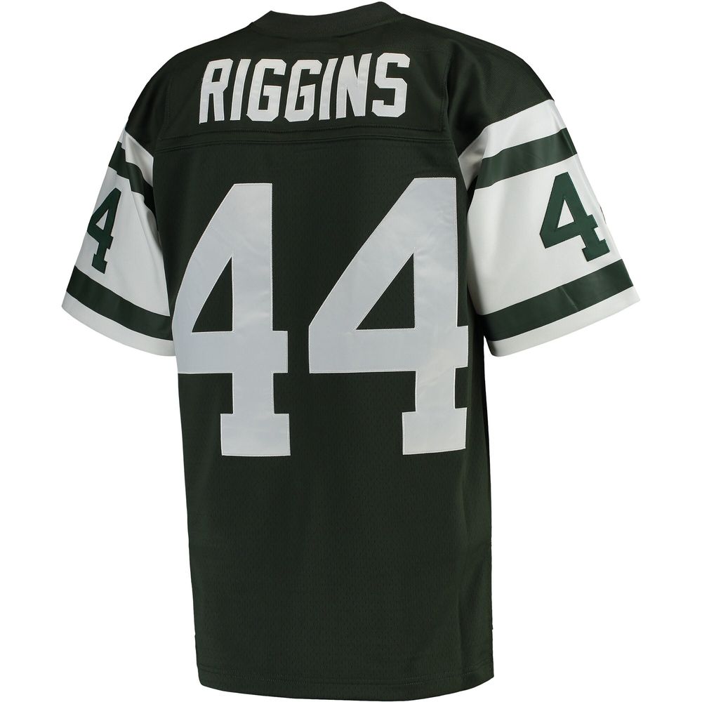 Men's Mitchell & Ness John Riggins Green New York Jets Retired Player Legacy Replica Jersey