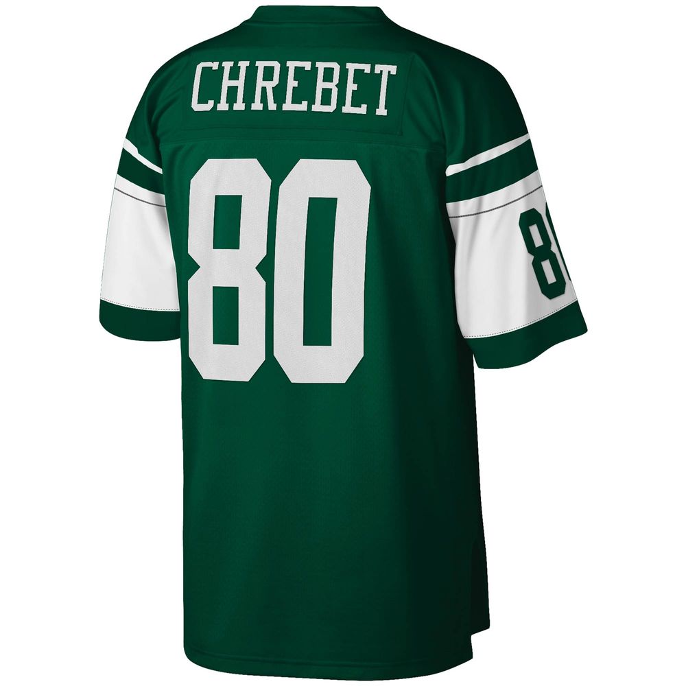 Men's Mitchell & Ness Wayne Chrebet Green New York Jets Legacy Replica Jersey