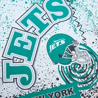 T-shirt sublimé blanc New York Jets Team Burst de Mitchell & Ness pour hommes