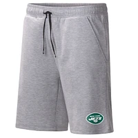 MSX by Michael Strahan Heather Grey Short d'entraînement New York Jets pour homme