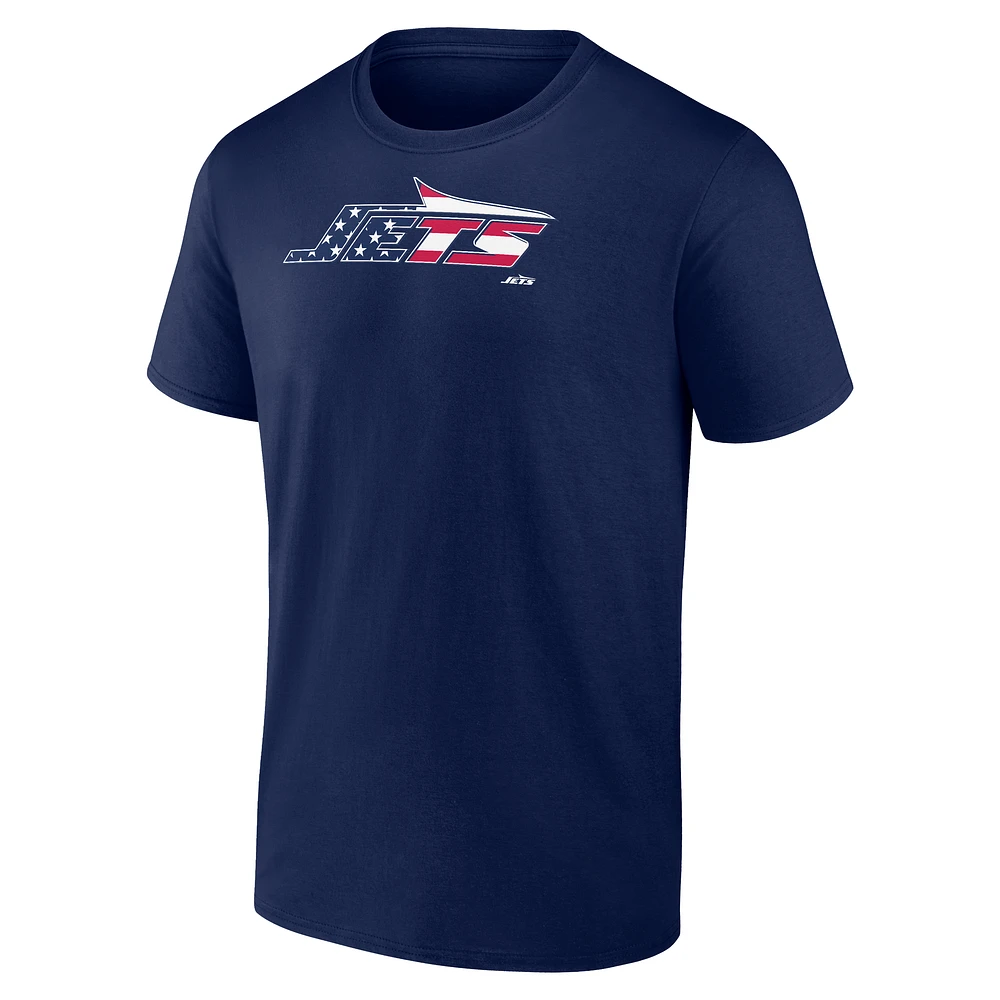 Men's Navy New York Jets Americana T-Shirt