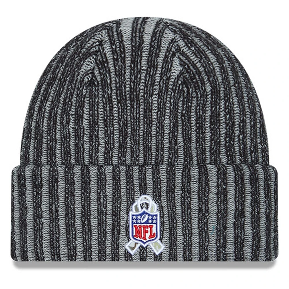 V107988 JET BLK 23 NFL Salute to Service Tricot à revers HATMENNPM