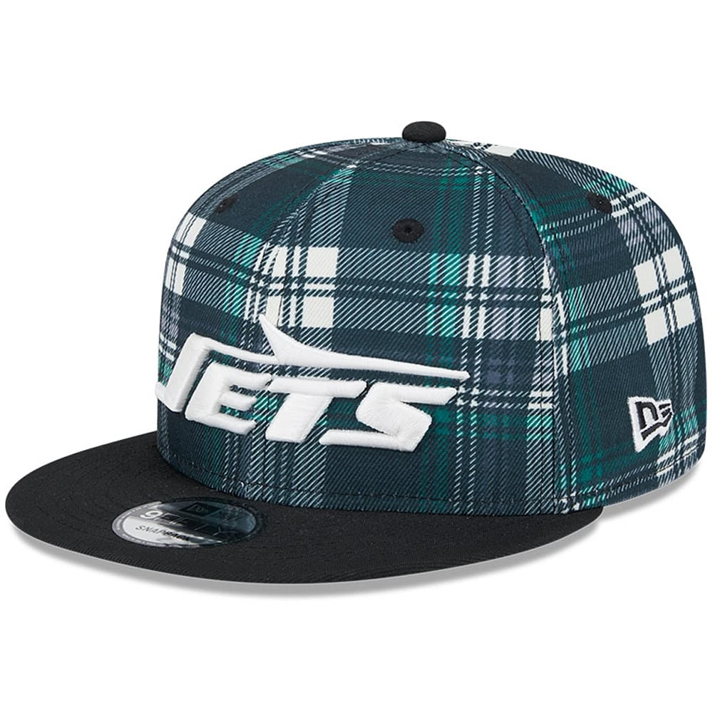 Casquette Snapback 9FIFTY New Era New York Jets 2024 Sideline Statement pour homme, noire