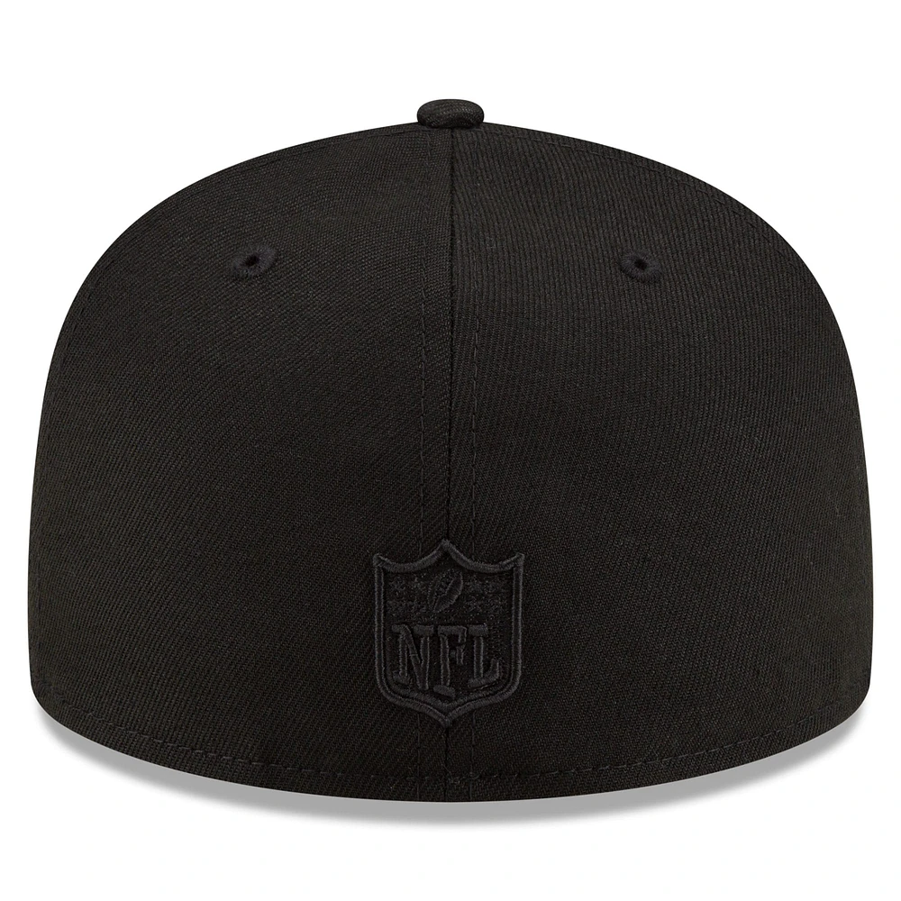 Men's New Era Black York Jets On 59FIFTY Fitted Hat