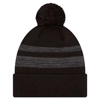 Bonnet en tricot à revers avec pompon New York Jets Dispatch de New Era pour homme