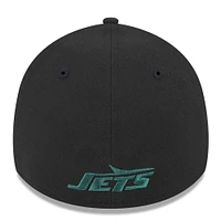 Casquette flexible 39THIRTY NFL Standard New York Jets Era pour hommes, noire