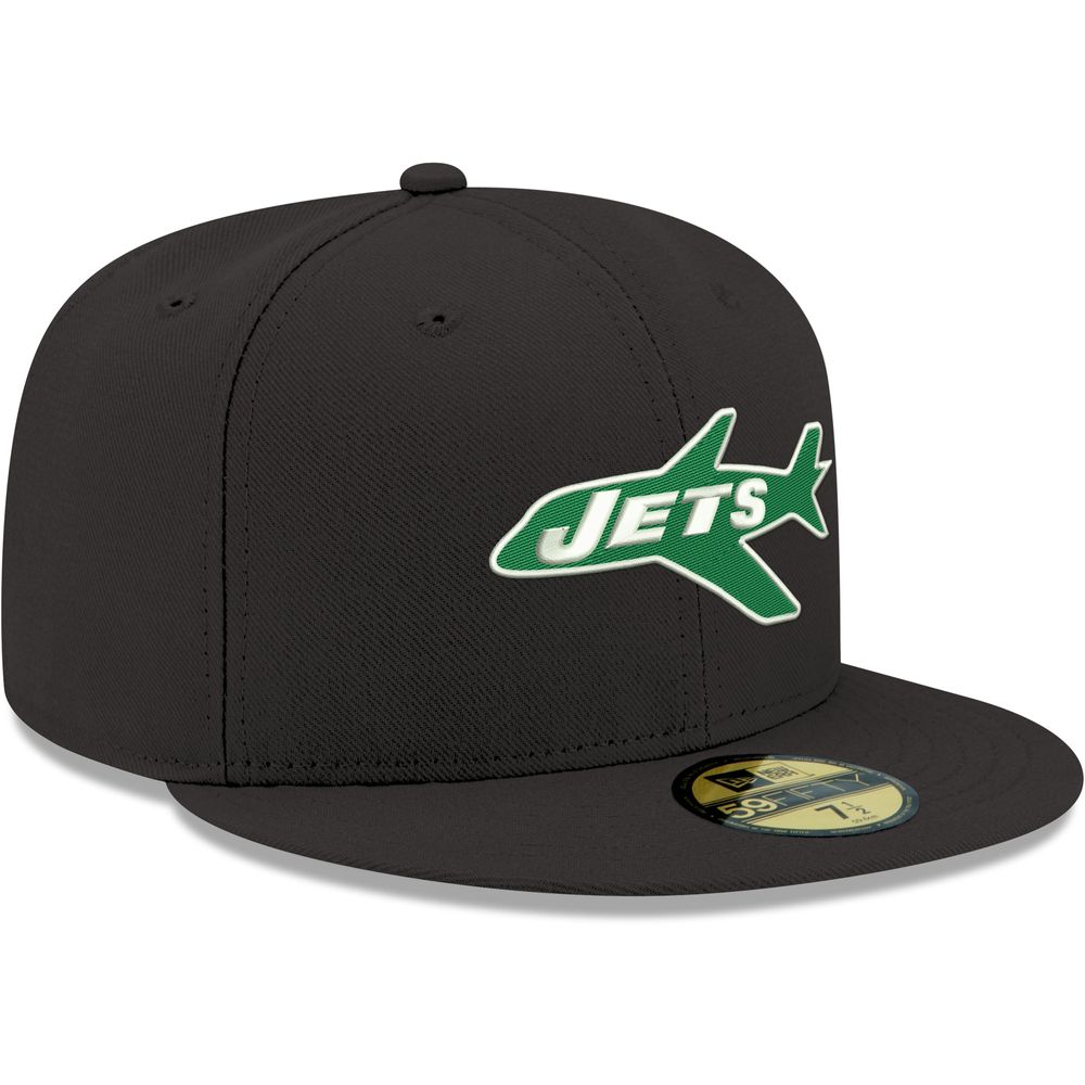 Lids New York Jets Era Omaha 59FIFTY Fitted Hat - White