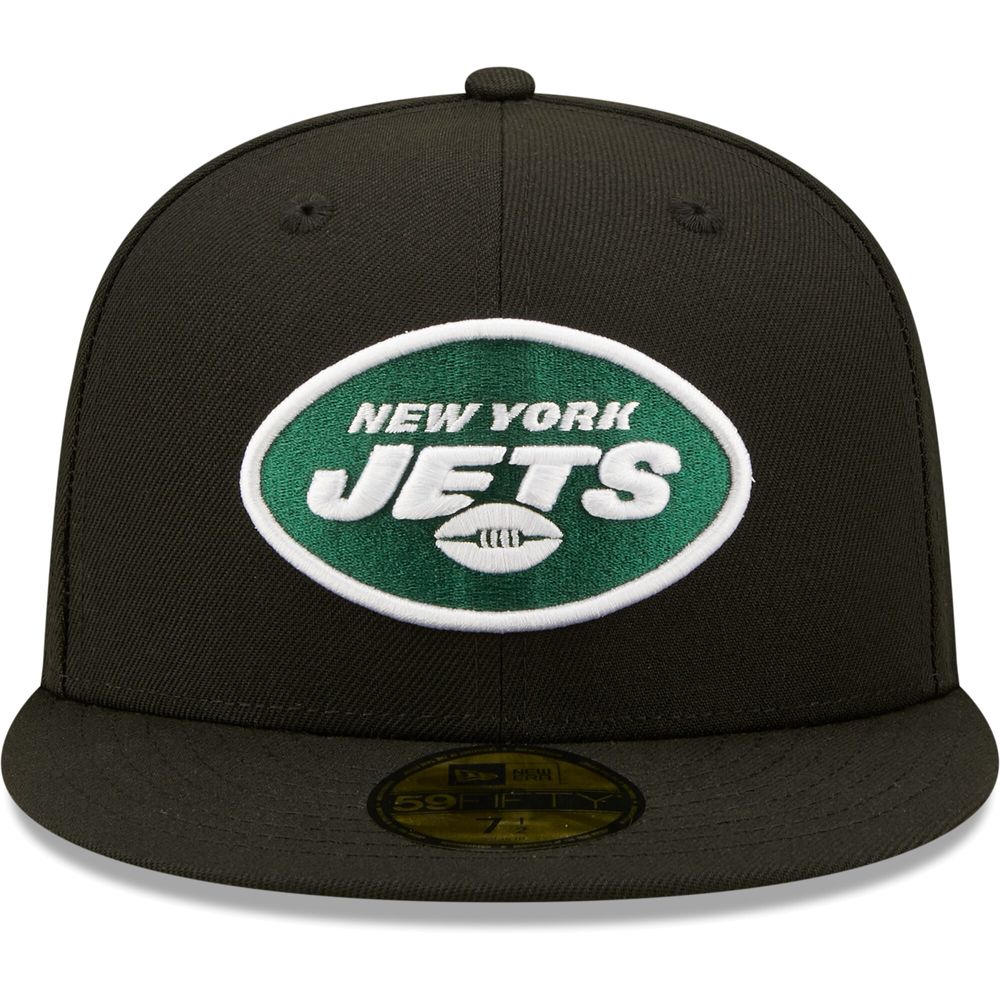 New York Jets New Era NFL Team Basic 59FIFTY Fitted Hat - Black