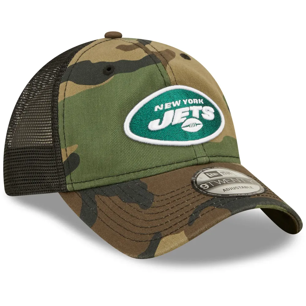 New Era Men's New Era Camo/Black New York Jets Basic 9TWENTY Trucker  Snapback Hat
