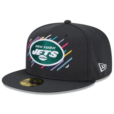 New York Jets Era 2021 NFL Crucial Catch 59FIFTY Fitted Hat - Charcoal