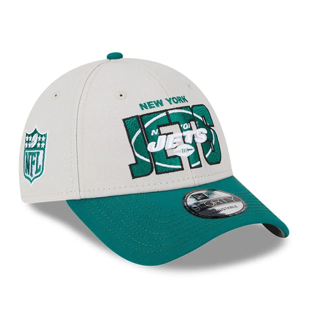 New Era Men's New York Jets Golfer Cord Grey Adjustable Snapback