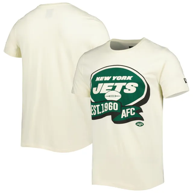 Lids New York Jets Refried Apparel Sustainable Upcycled Angle Long Sleeve T- Shirt - Green/Black