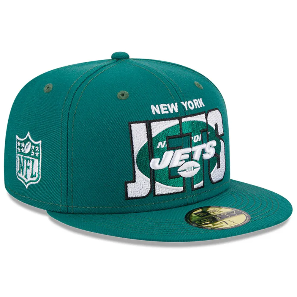 Men's New Era Gotham Green York Jets 2023 NFL Draft 59FIFTY Fitted Hat