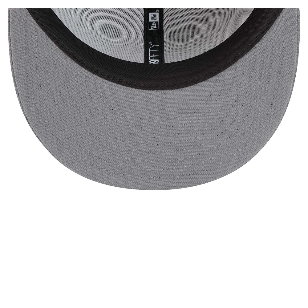 Men's New Era Gray/Graphite York Jets Iron Cloud 59FIFTY Fitted Hat