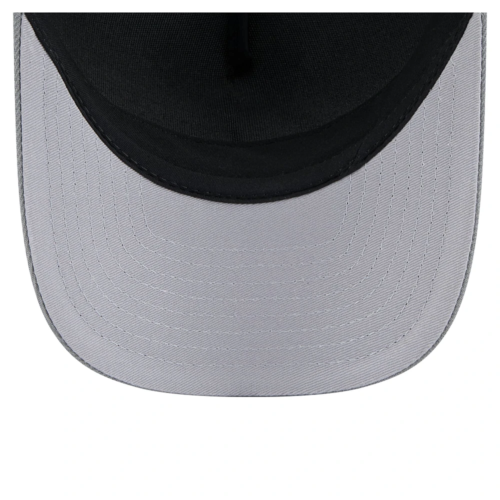Casquette ajustable A-Frame Trucker 9FORTY Domain New Era grise pour homme des New York Jets