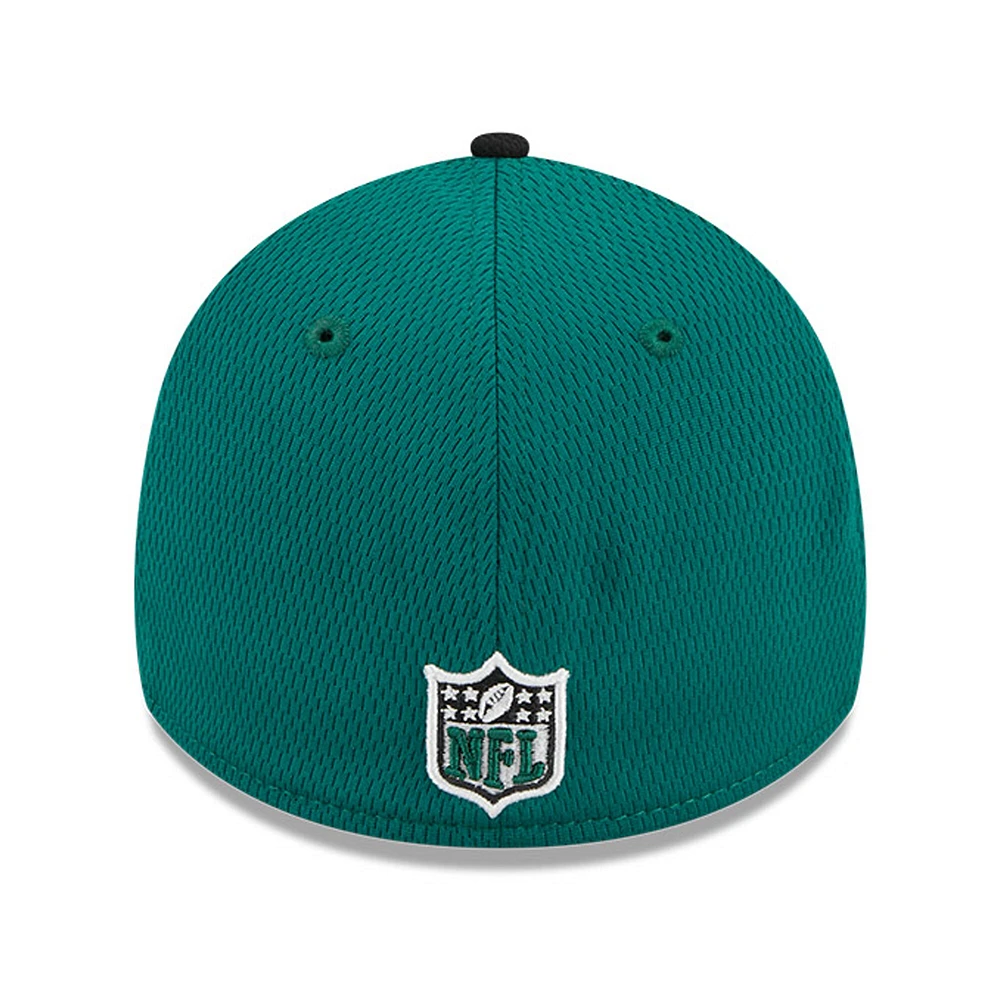 Casquette Flexline 39THIRTY Sideline des New York Jets 2023 Era pour homme, vert/noir