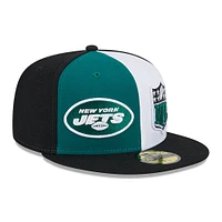 Men's New Era /Black York Jets 2023 Sideline 59FIFTY Fitted Hat